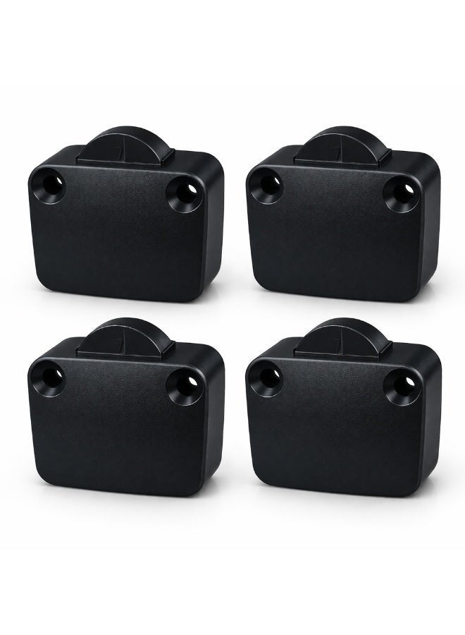 Cabinet Door Push Button Switch 2A — Black